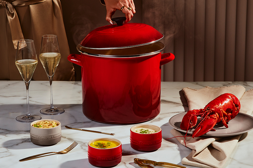 Homard bouilli et trilogie de beurres